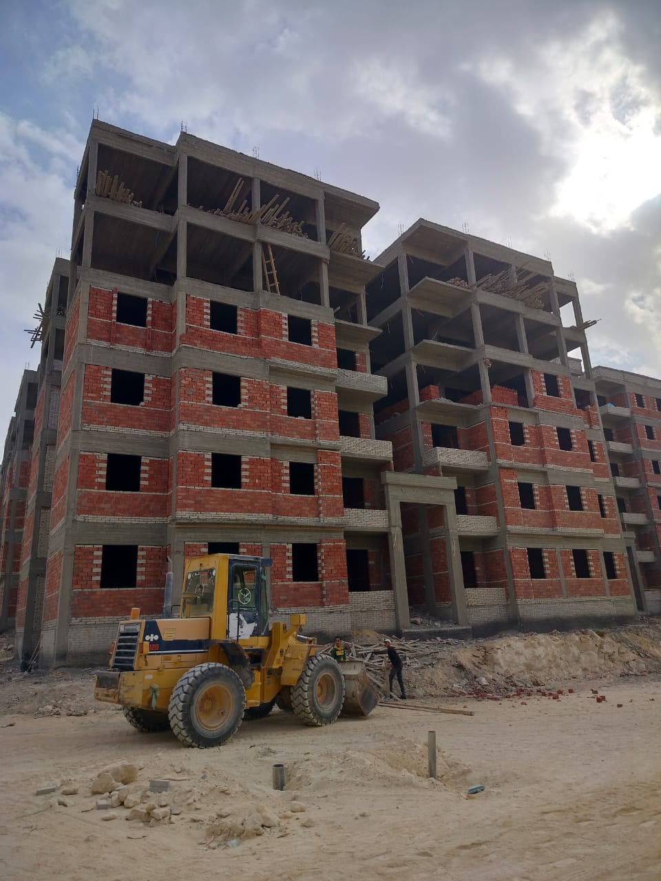 استكمال عدد 16 عمارة اسكان اجتماعي