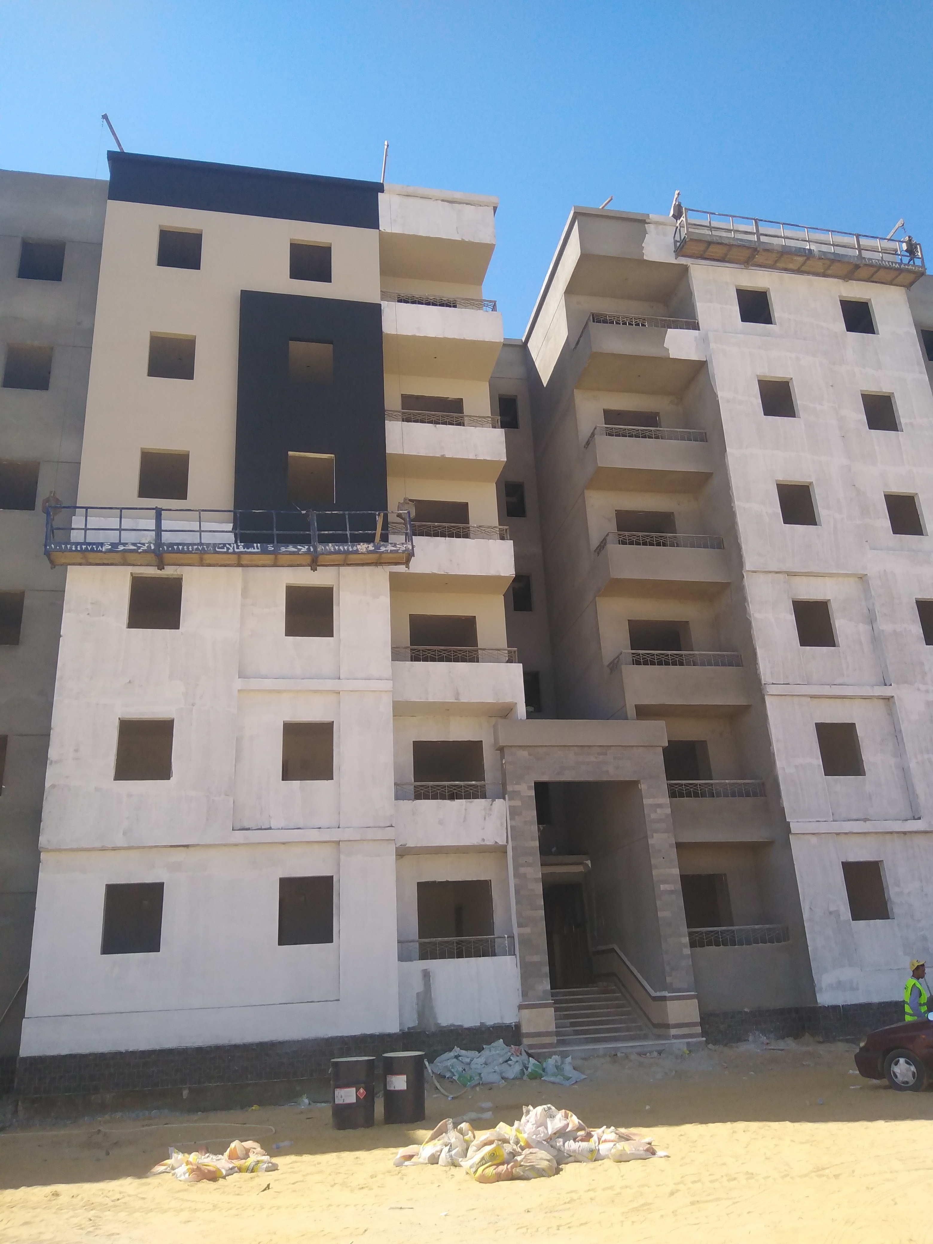 انشاء عدد (11) عمارة اسكان اجتماعي مدينة برج العرب الجديدة