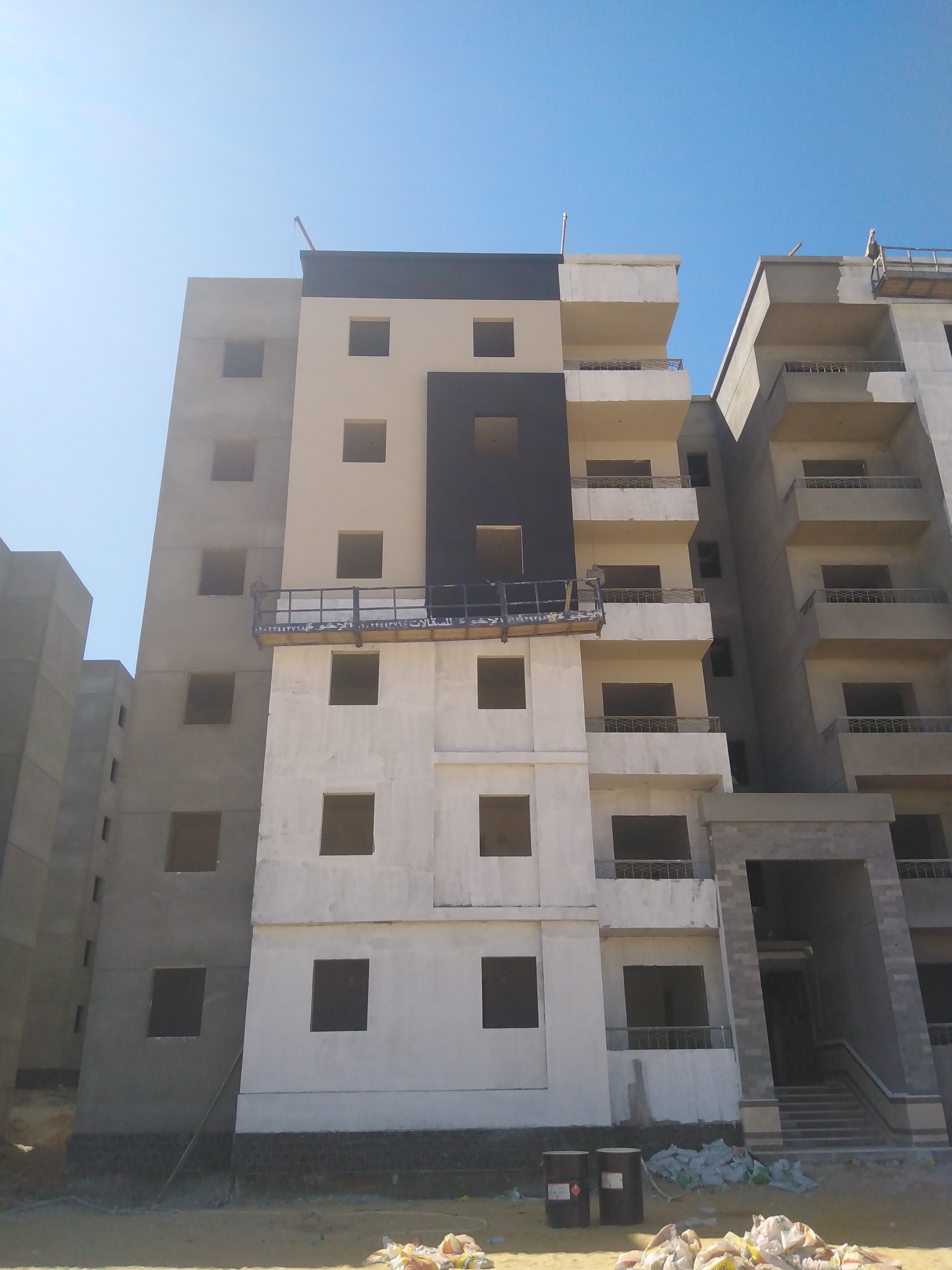 انشاء عدد (11) عمارة اسكان اجتماعي مدينة برج العرب الجديدة