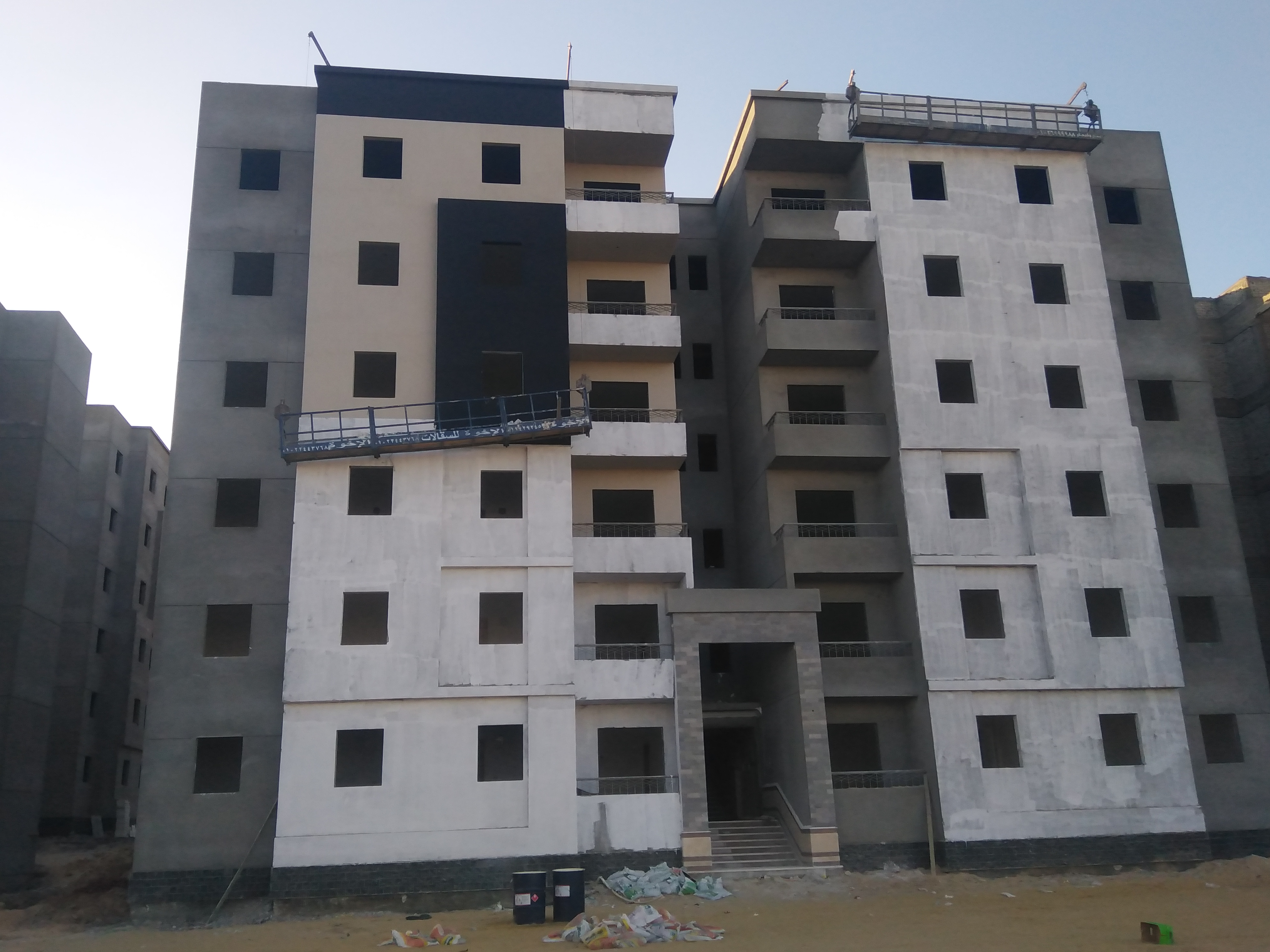 انشاء عدد (11) عمارة اسكان اجتماعي مدينة برج العرب الجديدة